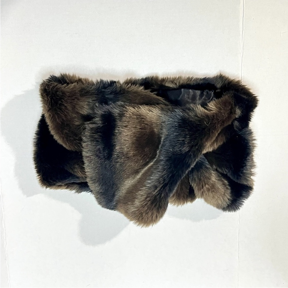 Dennis Basso Faux Russian Sable Fur Scarf